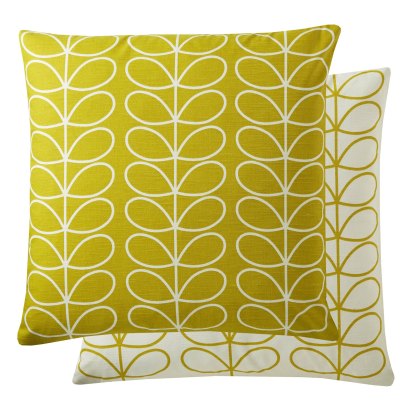 Orla Kiely Cushions - Small Linear Stem Sunflower (Feather) Orla Kiely Cushions - Small Linear Stem Sunflower (Feather)