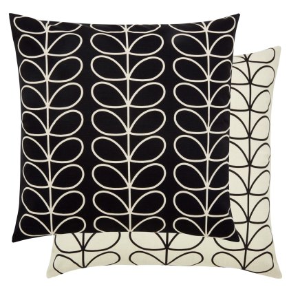 Orla Kiely Cushions - Small Linear Stem Monochrome (Feather) Orla Kiely Cushions - Small Linear Stem Monochrome (Feather)
