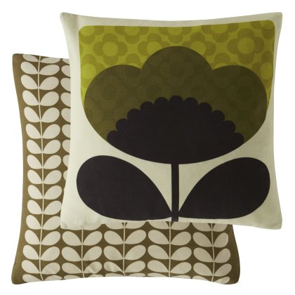 Orla Kiely Cushions - Spring Bloom Seagrass (Feather)