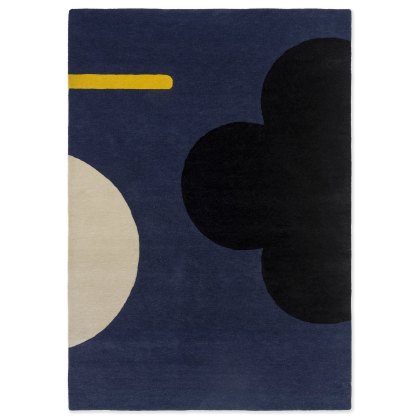 Orla Kiely - Geo Flower Denim Rug