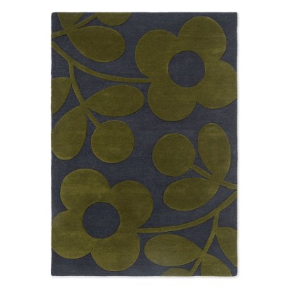 Orla Kiely - Spring Stem Marine Rug Orla Kiely - Spring Stem Marine Rug