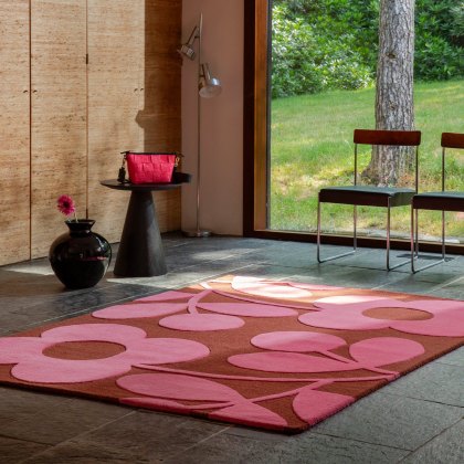 Orla Kiely - Spring Stem Paprika Rug