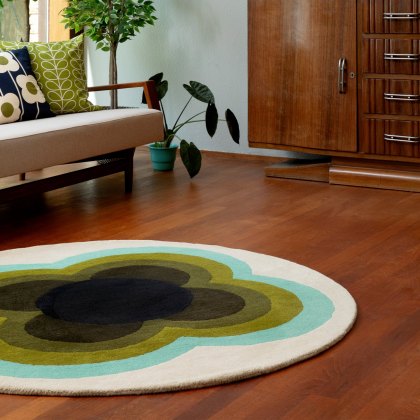 Orla Kiely - Sunflower Olive Rug