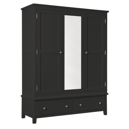 Hartford - Triple Wardrobe (Charcoal)