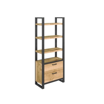 Roxburgh - Bookcase with Drawers (Oak)