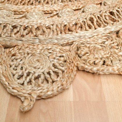 Zira - Natural Circle Rug (150X150cm)