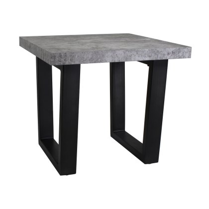 Roxburgh - Lamp Table (Stone Effect)