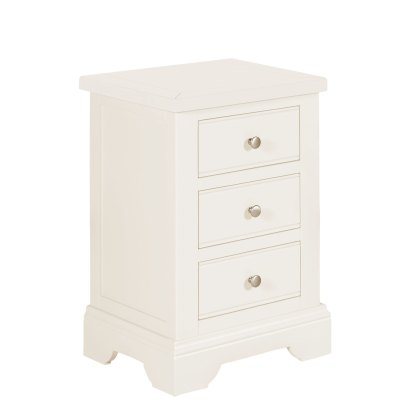 Sapphire - Three Drawer Bedside Cabinet