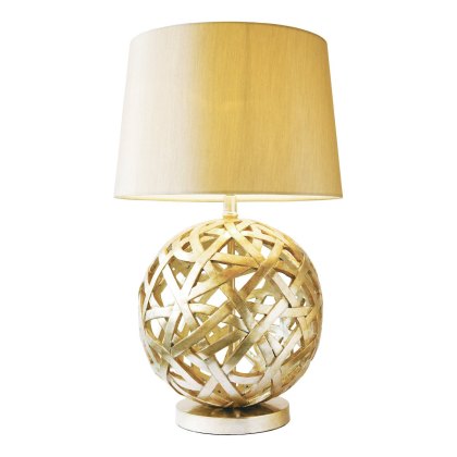Dar - Balthazar Table Lamp Antique Gold With Shade