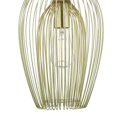 Dar - Ero 1 Light Pendant Gold