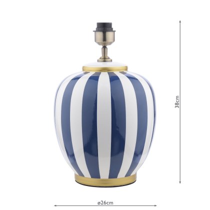 Dar - Circus Table Lamp Blue And White Base Dar - Circus Table Lamp Blue And White Base
