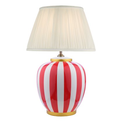 Dar - Circus Table Lamp Red And White Base