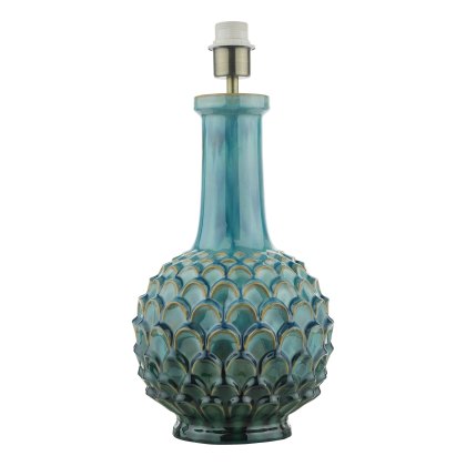 Dar - Edlyn Table Lamp Blue Reactive Glaze Base Only