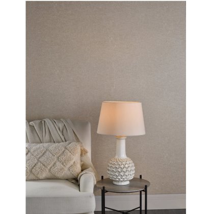 Dar - Edlyn Table Lamp White Ceramic Base