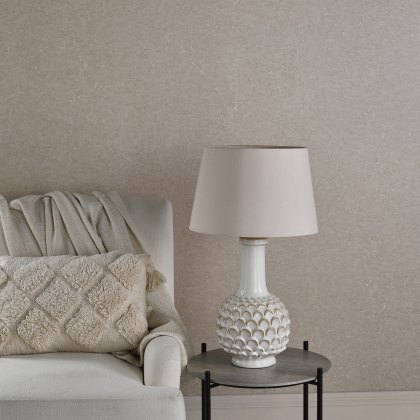 Dar - Edlyn Table Lamp White Ceramic Base