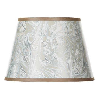 Dar - Frida Taupe Marble Pattern Tapered Drum Shade 26cm