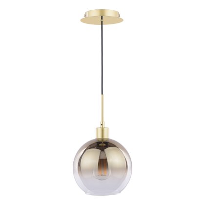 Dar - Lycia Pendant Polished Gold and Gold Ombre Glass
