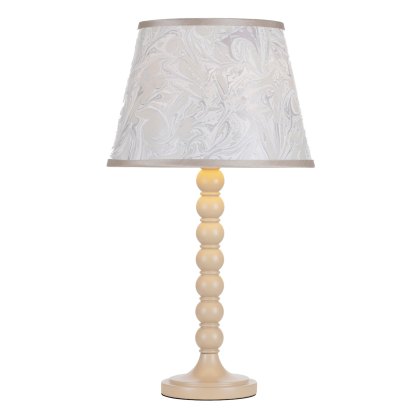 Dar - Spool Table Lamp Cashmere Base