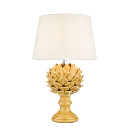 Dar - Violetta Table Lamp Yellow Ceramic Base