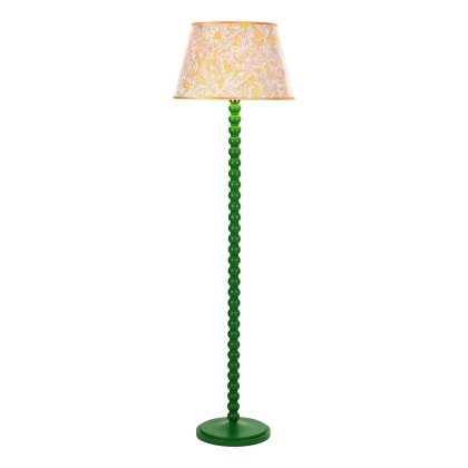 Dar - Spool Floor Lamp Gloss Green Base Dar - Spool Floor Lamp Gloss Green Base