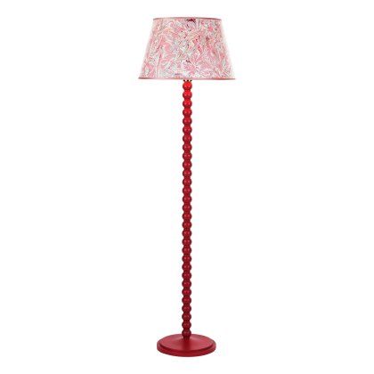Dar - Spool Floor Lamp Red Base Dar - Spool Floor Lamp Red Base