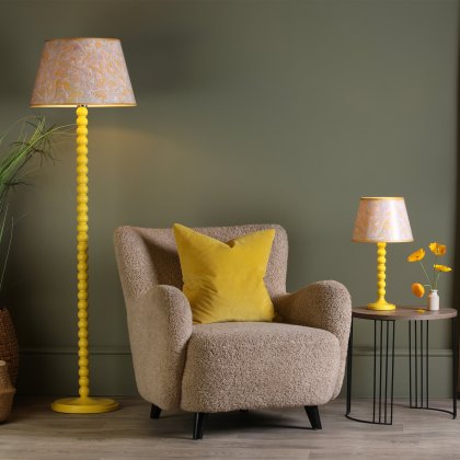 Dar - Spool Floor Lamp Yellow Base