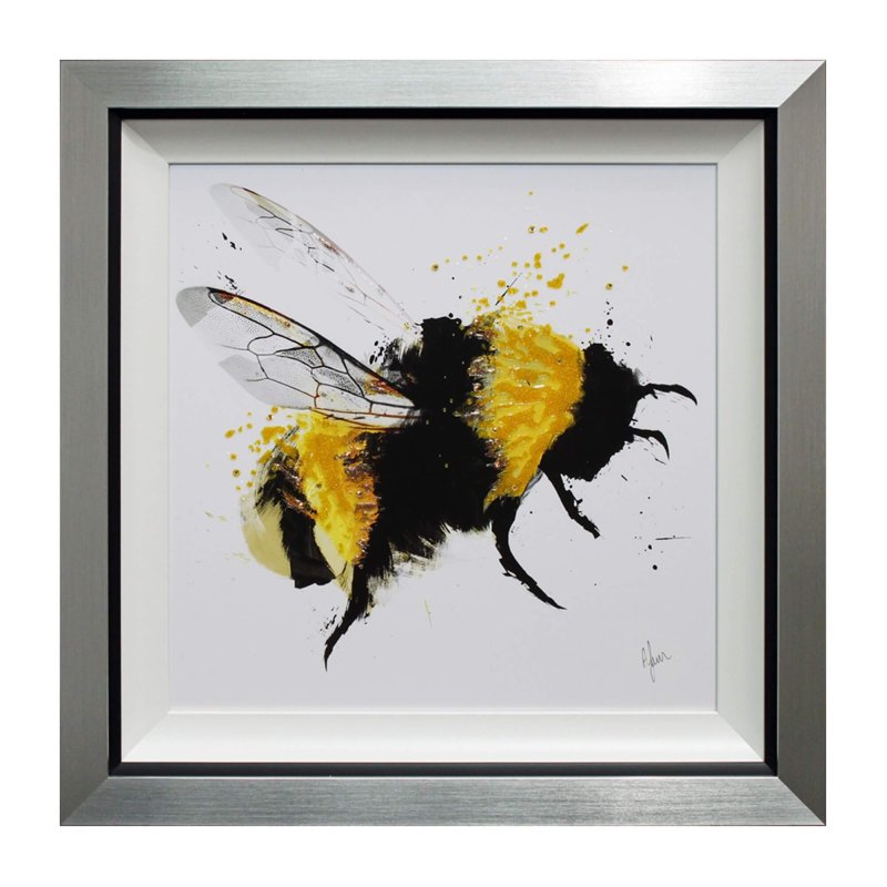 Complete Colour Ltd Figures and Florals - Scruffy Bumblebee III (s) Liquid Art