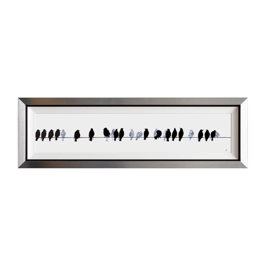 Complete Colour Ltd Figures and Florals - Starlings on a Telepgraph