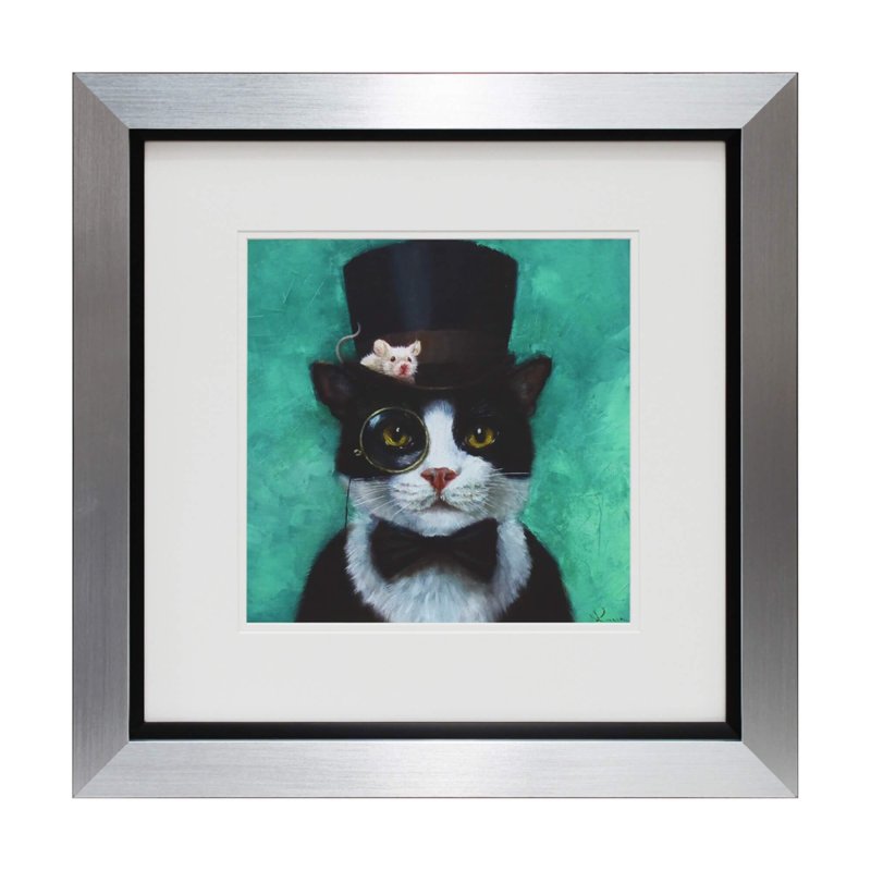 Complete Colour Ltd Figures and Florals - Tuxedo Cat
