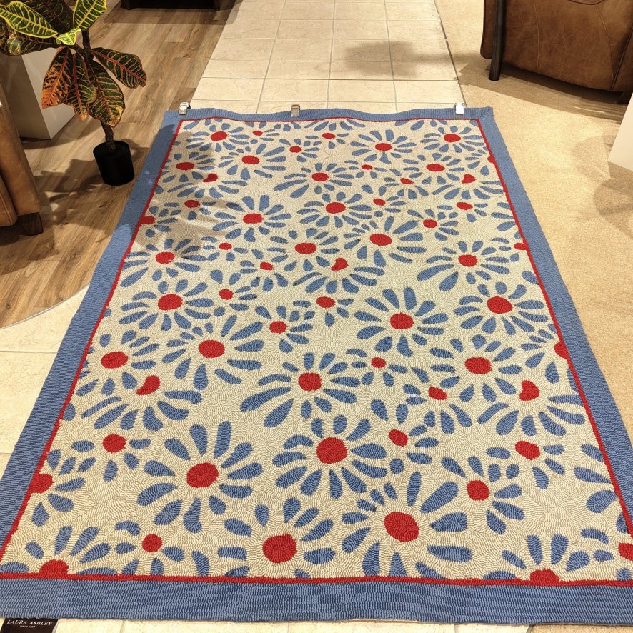 Brink & Campman Laura Ashley Thorncliff - Sky Blue Outdoor Rug