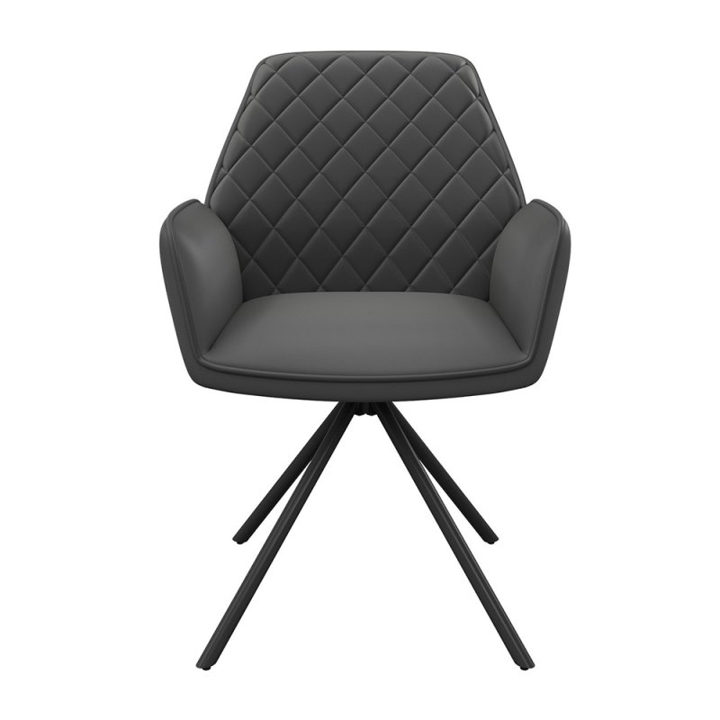 Torelli Furniture Ltd Lina - Swivel Dining Chair (Grey)