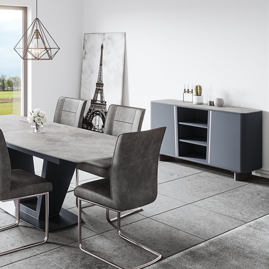 Classic Furniture Athens - Sideboard (Grey)