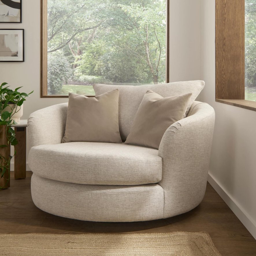 Whitemeadow Upholstery Regent - Cuddler Swivel Chair