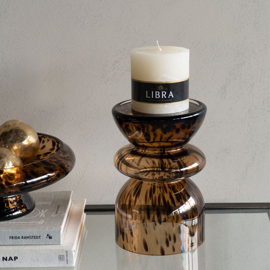 Savanna - Glass Vase Candle Holder (24cm) Savanna - Glass Vase Candle Holder (24cm)