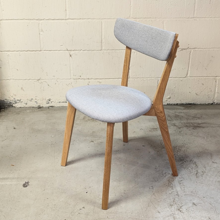 AIS Trading (Cab) Dining Chair - Light Grey Fabric