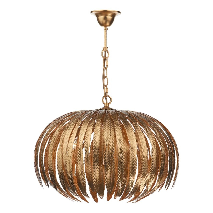 Dar Lighting Dar - Atticus 5 Light Pendant Gold