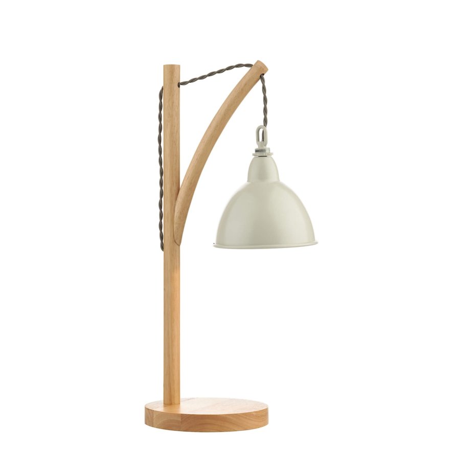 Dar Lighting Dar - Blyton Table Lamp Wood Cream