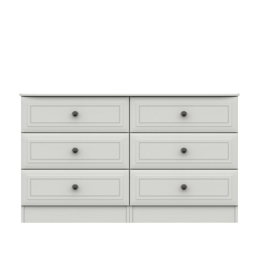 One Call Furniture Devon - Three Drawer Double Chest (Soft Close)