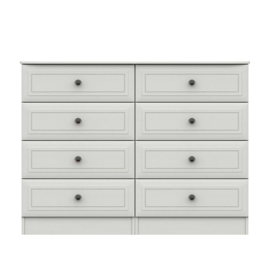 One Call Furniture Devon - Four Drawer Double Chest (Soft Close)