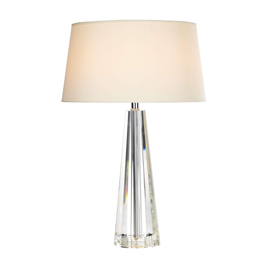 Dar Lighting Dar - Cyprus Table Lamp Crystal With Shade