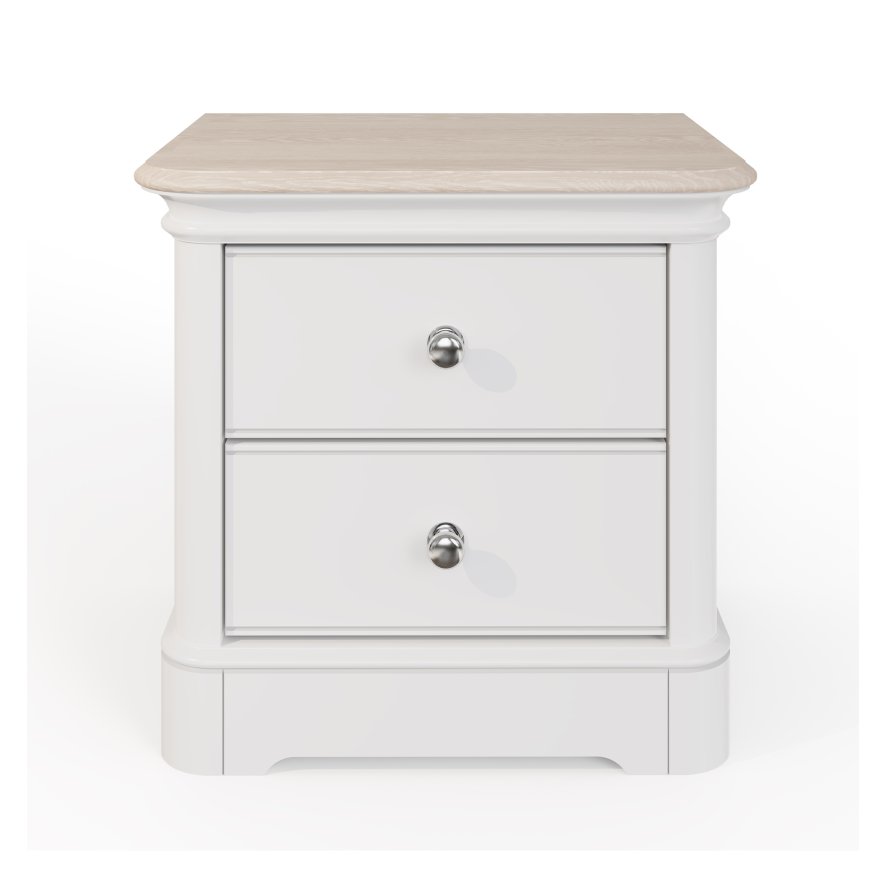Hill and Hunter Chartwell - Large 2 Drawer Bedside Chest