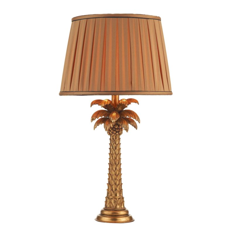 Dar Lighting Dar - Palm Table Lamp Gold Base Only