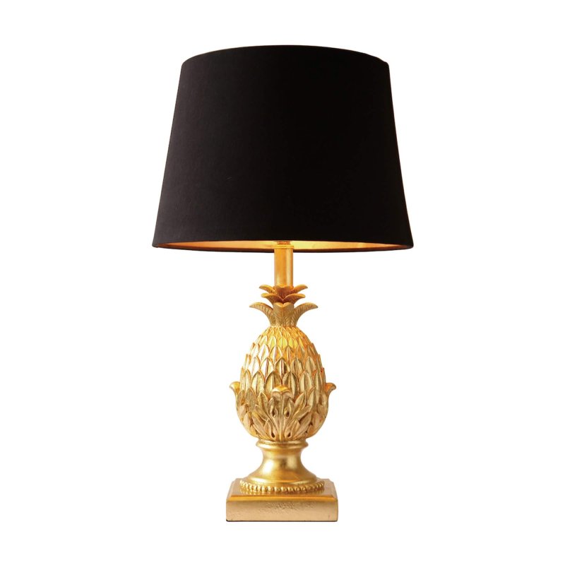 Dar Lighting Dar - Pineapple Table Lamp Gold With Shade