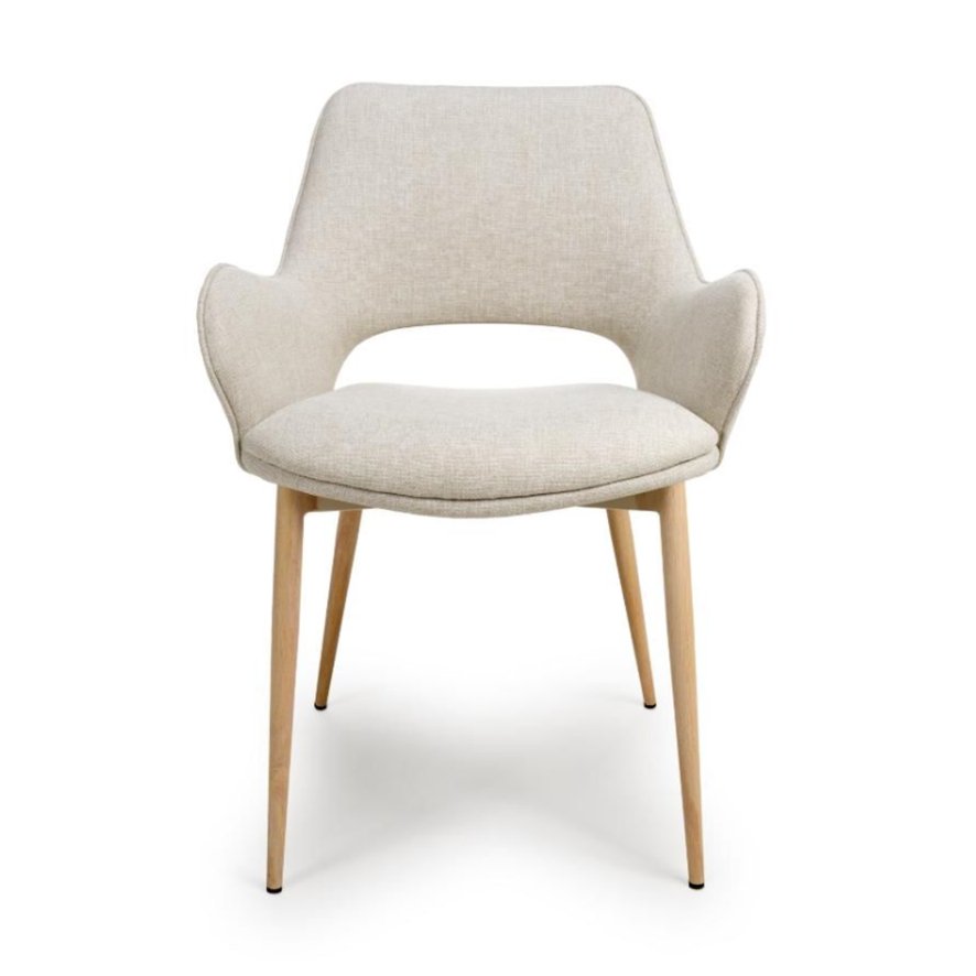 Furniture Link Sydney - Fabric Dining Chair (Natural)