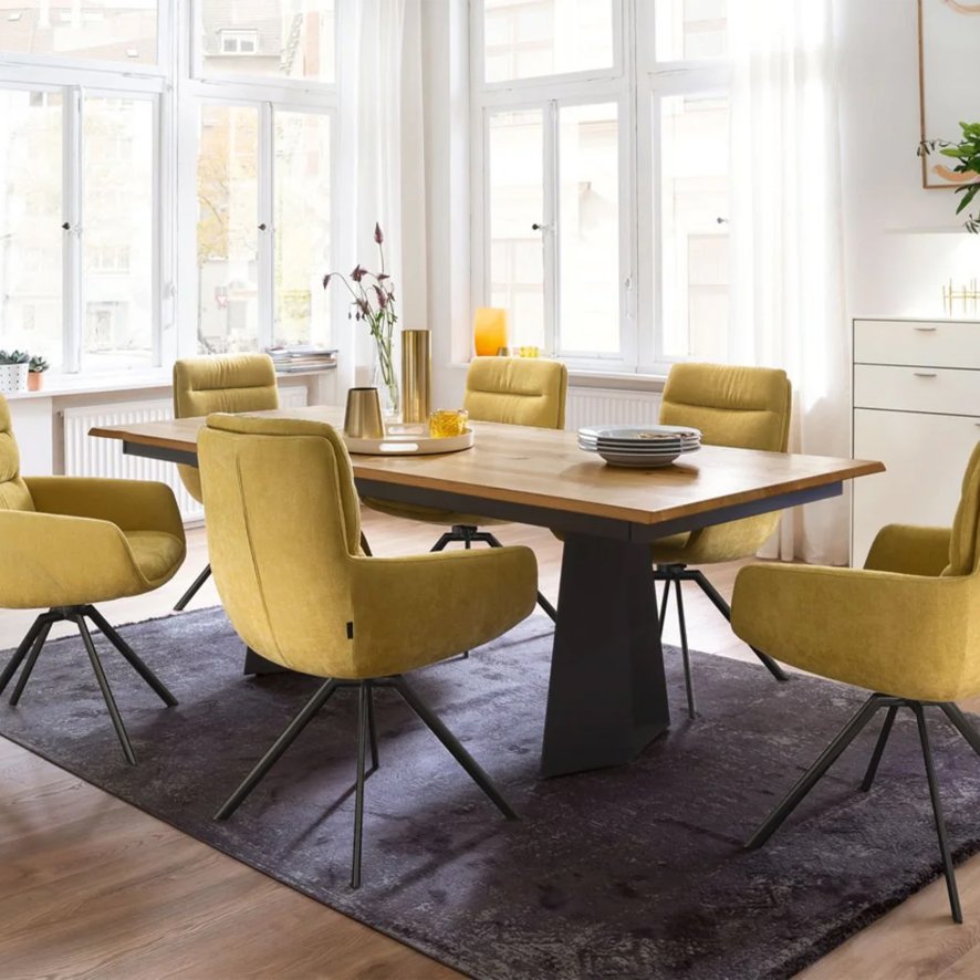 Venjakob Chic 674 - Fixed Top Dining Table • Roomes Furniture