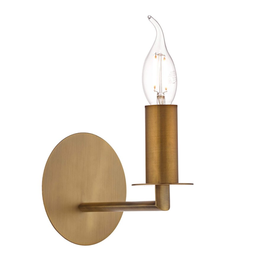 Dar Lighting Dar - Tyler Wall Light Bronze Fitting Only