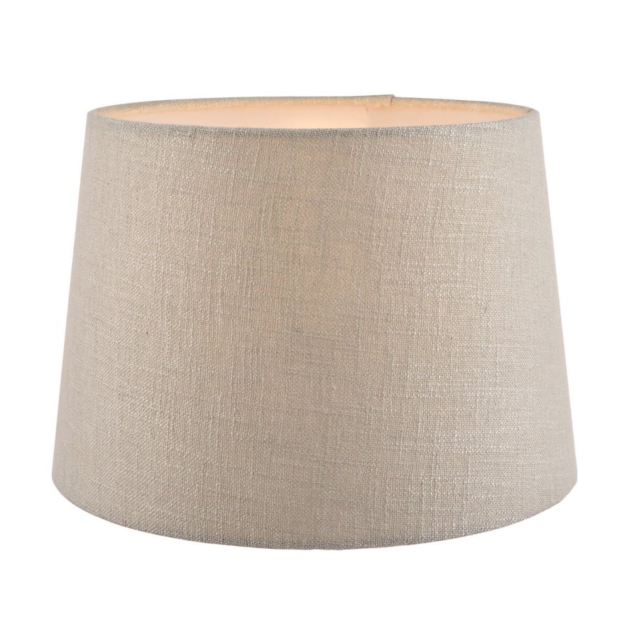 Laura Ashley Laura Ashley - Bacall Linen Empire Drum Shade Silver 20cm/8 inch