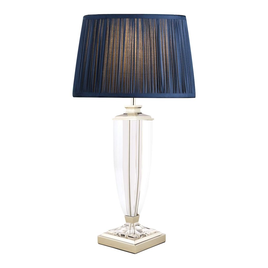 Laura Ashley Laura Ashley - Carson Large Table Lamp Polished Nickel Crystal (Base Only)