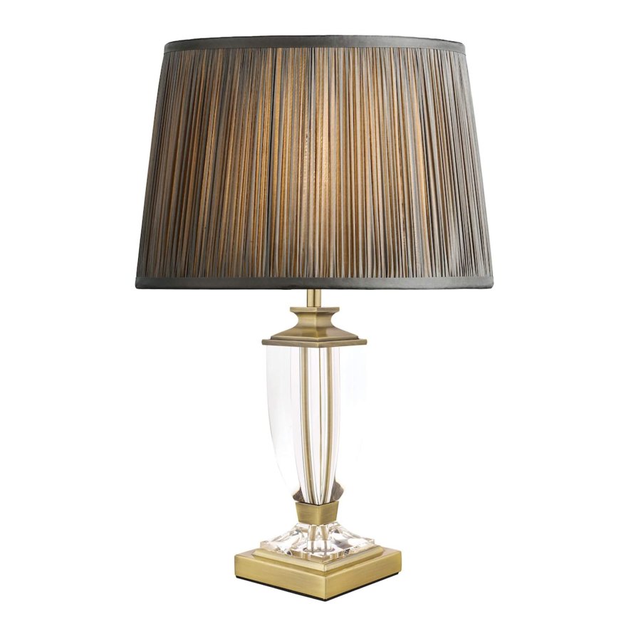 Laura Ashley Carson Small Table Lamp Antique Brass Crystal Base Only Roomes Furniture Interiors