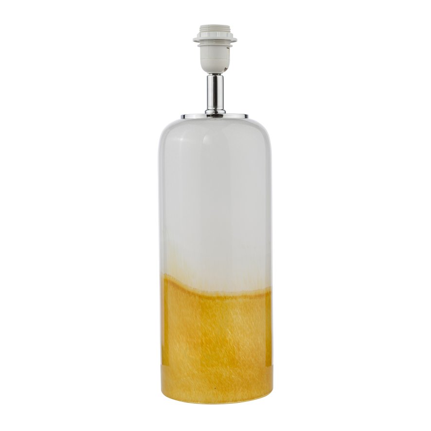 Dar Lighting Dar - Deandra Table Lamp Yellow and White Art Glass Base Only